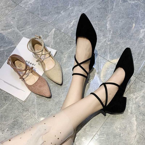 

spring autumn women shoes black ankle strap flats ankle warp low heels ladies shoes pointed toe flat zapatos mujer n7683g