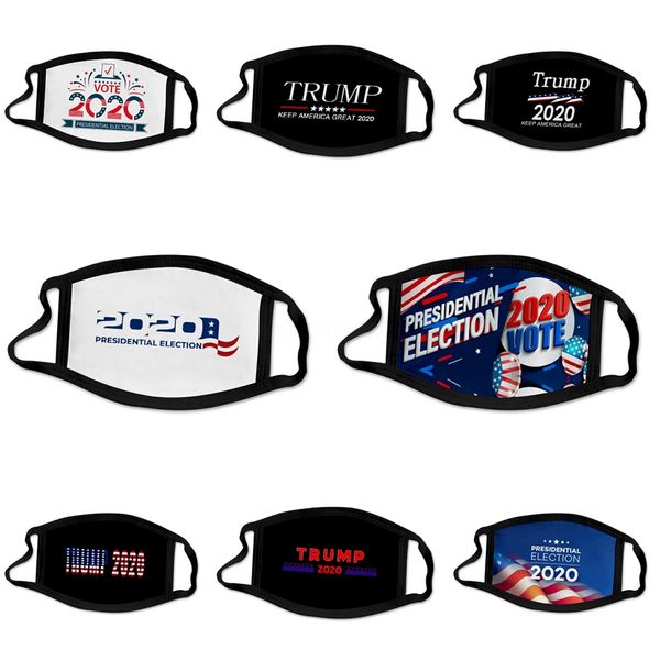 

designer trump face mask luxury mask washable dustproof riding cycling sports floral print fashion masks for men and women 10 1pcs #820, Black