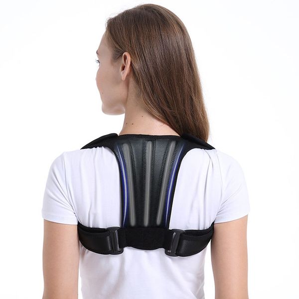 

sports equipment body correct children posture corrector for the back shoulder corset for posture, Black;blue