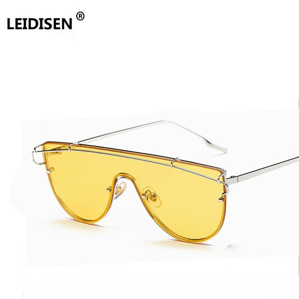

leidisen oversized men women sunglasses fashion glasses retro vintage summer style sunglasses female oculos uv400, White;black