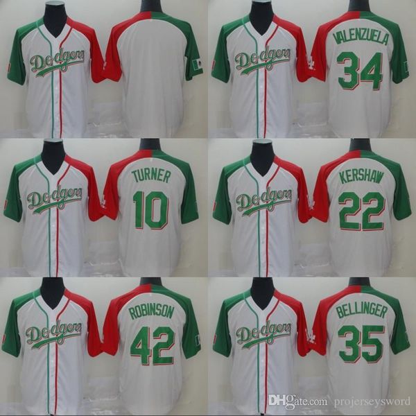 

Mens Mexican Heritage Night Mexico Dodgers Jerseys Justin Turner Clayton Kershaw Cody Bellinger Fernando Valenzuela Jackie Robinson Jerseys