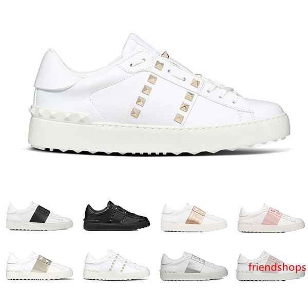 

with designer shoes fashion luxury sneakers for men women white black red genuine leather casual shoe jogging walking with