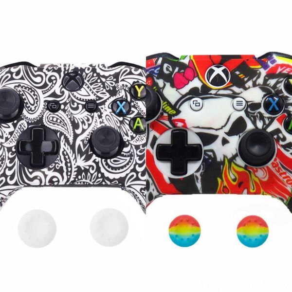 

iv46k durable camouflage camo silicone guard gel protector soft sleeve cover grip skin case for microsoft xbox one 1 controller rubber