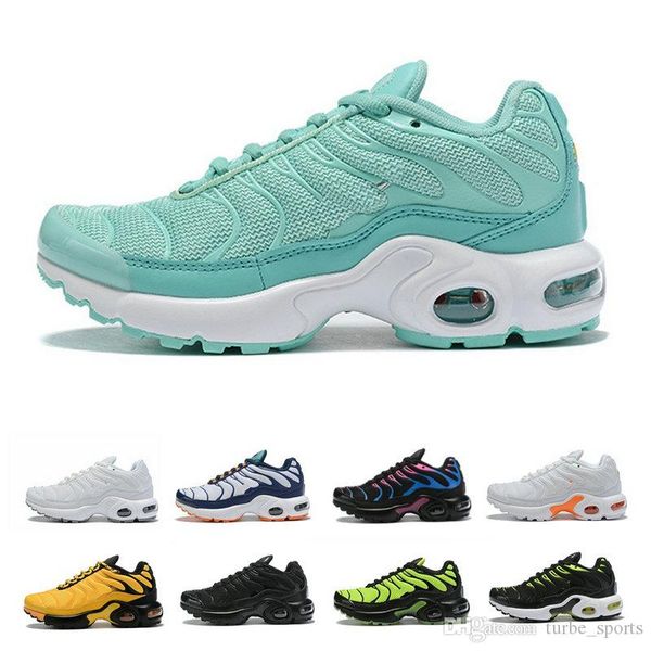 

new tn 2019 kids running shoes tn enfant breathable sports chaussures for boys girls tns designer sneakers youth requin trainers size 28-35