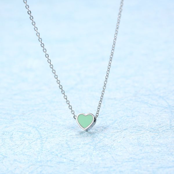

pun chocker neckless bts accessories jewellery chain choker heart friends pendant necklace women stainless steel jewelry, Silver