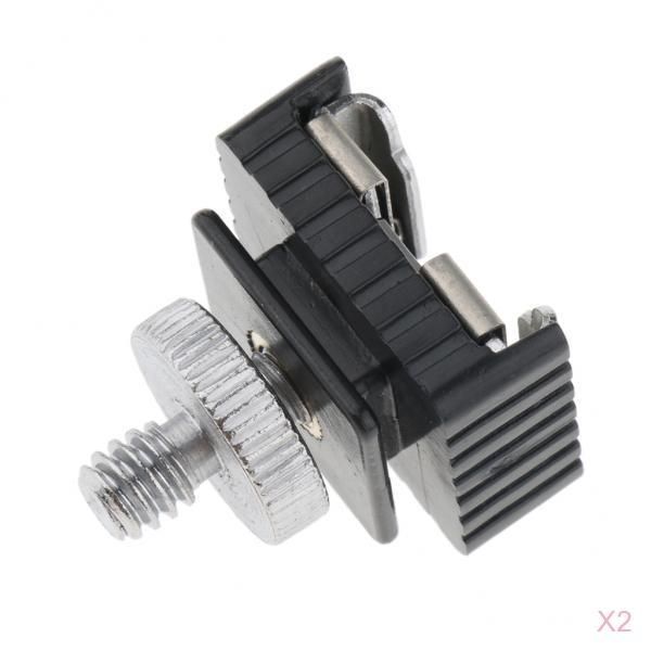 

2 pcs 1/4 inch screw flash shoe mount adapters for dslr camera