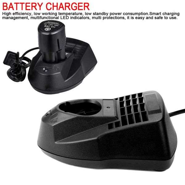 

li-ion replacement rechargeable battery charger for al1115cv for 10.8v 12v power tools eu plug/us plug
