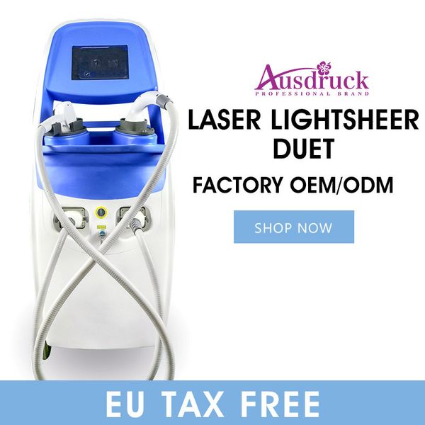 New Tax Free Medical Lumenis Lightsheer HS Et Depilazione laser a diodi 810 Buona testa Duet Riduzione dei capelli Uso clinico