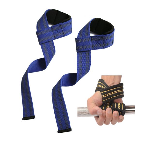 

men weightlifting hand belt anti-slip gym fitness wrist wraps straps dumbbell support lifting grip bands training bodybuilding
