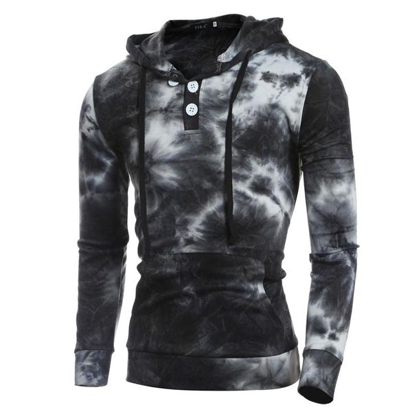

mens spring designer hoodies fashion gradient hip pop casual pullover mens clothing, Black