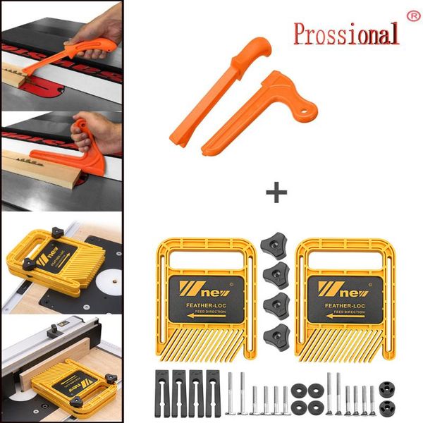 

long version multi-purpose feather loc board set for flip engraving machine table saw band-saw miter gauge slot woodwork tools