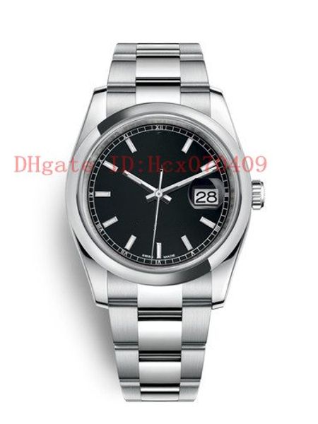 

мульти стиль высокое качество мужские часы 36 мм президент datejust азия 2813 механизм механические автоматические часы часы, Slivery;brown