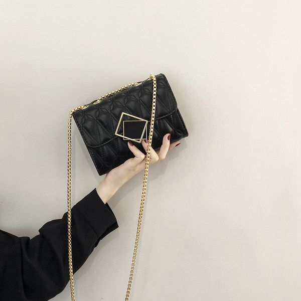 

trendy fashion bag female 2020 new female bag foreign fashion small square popular chain crossbody