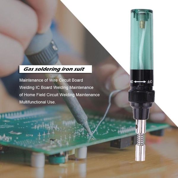 

mt-100 portable pen type gas soldering iron set cordless welding pen solder iron plastic suction box packaging transport