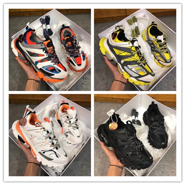 

2019 relea e 3 0 te pari track men gomma maille black for women triple clunky neaker ca ual hoe 13 balenciaga hoe