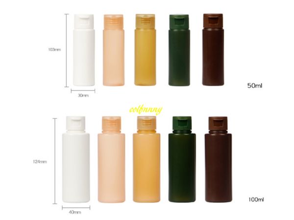 

packing bottles 1000pcs/lot 50ml 100ml soft press empty plastic lotion shampoo bath container cosmetic cream tube for travel