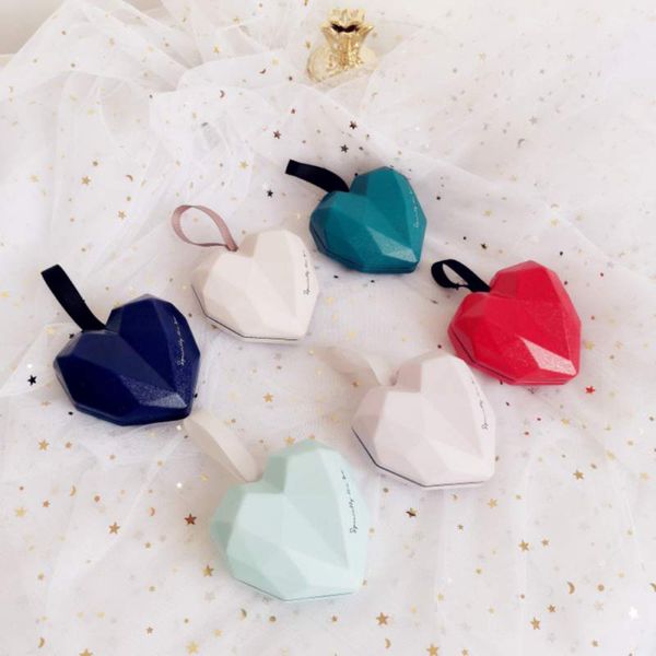 

3d heart shaped gifts box romantic favors candy cookie storage box for wedding party decoration valentine girl gift