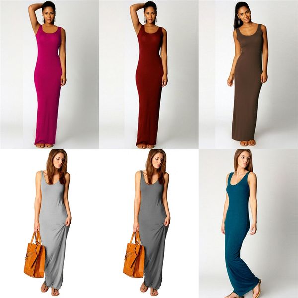 

slim ruffles sleeveless fishtail dress women summer new backless bodycon dress female casual red white party club dress #504, Black;gray