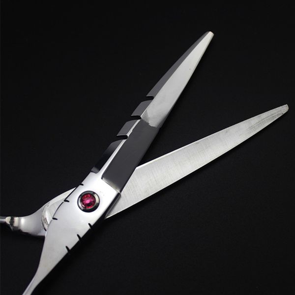 

new professional japan 440c 5.5 / 6 inch laser wire hair scissors serrated blades cutting barber shears hairdressing scissors