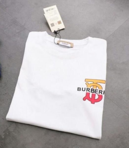 

новые мужчины дизайнер футболка письмо логотип печати футболка женщины женщины B