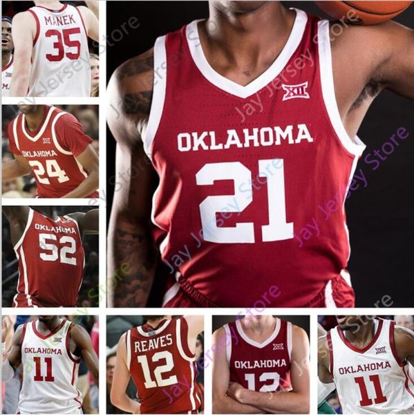 

custom oklahoma basketball jersey college austin reaves kristian doolittle brady manek de'vion harmon bieniemy young griffin hield will, Black
