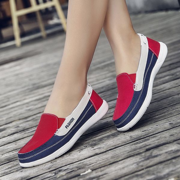 

spring women sneakers canvas shoes tenis slip on loafers ladies flats shoes woman chaussure femme oxfords shoes785, Black