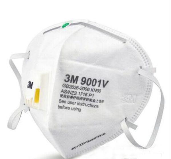 

3M KN95 N95 Маска N90 FFP2 Маска 9051 9542 9001V с клапаном Антипылевая защитная пылезащитная PM2. 5 Маска DHL Ship 24hous Ship!