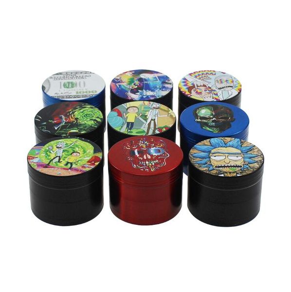

Smoking Herb Grinder 50MM 4 layers Tobacco Grinder Metal Grinders with Dry Herb Vaporizer CNC Teeth Filter Smoking Accessories LXL926