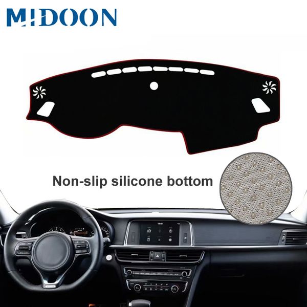 Midoon For Kia Optima K5 2016 2019 Car Styling Covers Dashmat Dash Mat Sun Shade Dashboard Cover Capter Custom 2017 2019 Cute Car Interior Decorations