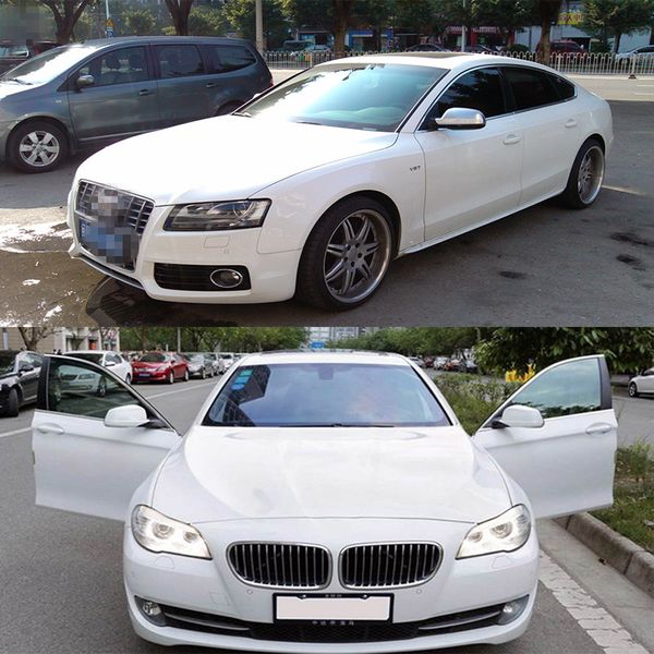 

2mil light blue nano ceramic solar tint vehicle window film uv proof vlt 75% enhance privacy car front/side/rear glass film