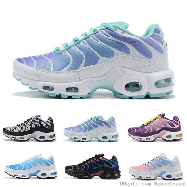 

lady girl gold tn plus woman running shoes pink triple black yellow outdoor training sports womens outdoor trainers zapatos sneakers 36-40