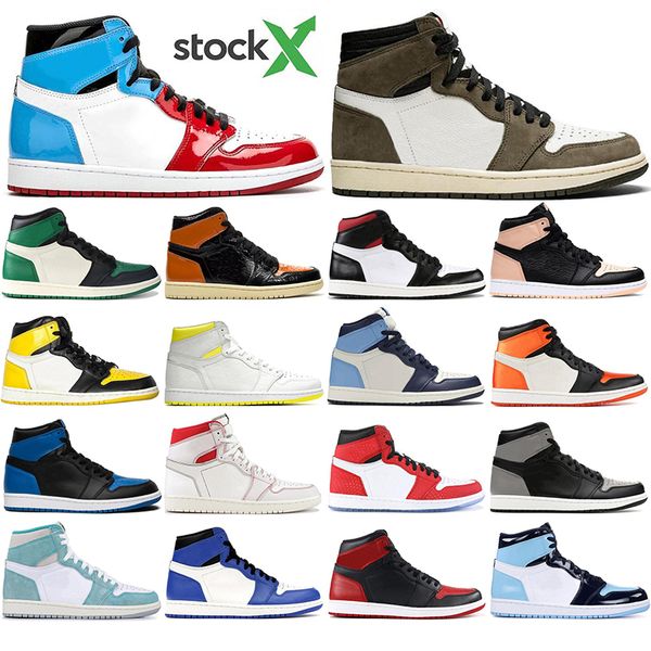 

с свободный носок 2020 1 high travis скоттс low баскетбол обувь мужчины spiderman unc 1s первого класса летные toe мужские ботинки спортивны