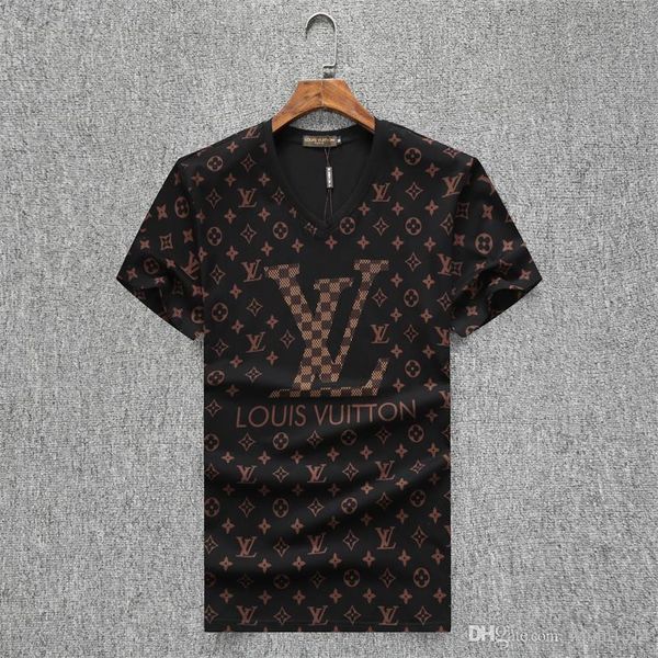 

19 ss summer t-shirt brand designer t-shirt, fashion printed short sleeve breathable 100% cotton t-shirt, White;black