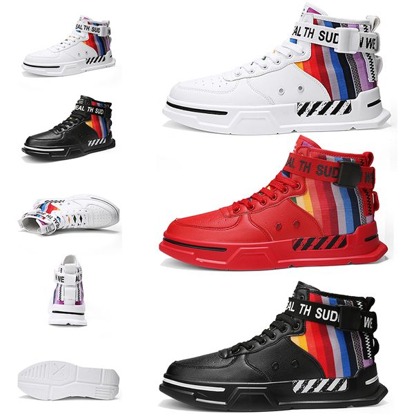 

2020 university red designer boots mens basketball running shoes black white women men trainers platform sneakers eur 39-44 homemade, White;red
