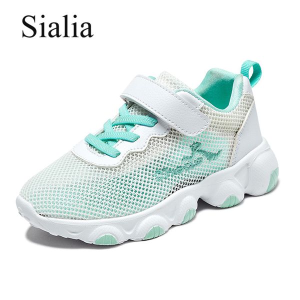 

athletic & outdoor sialia sport children shoes for boys sneakers kids casual girls sneakerrs breathable mesh running school trainers footwea, Black