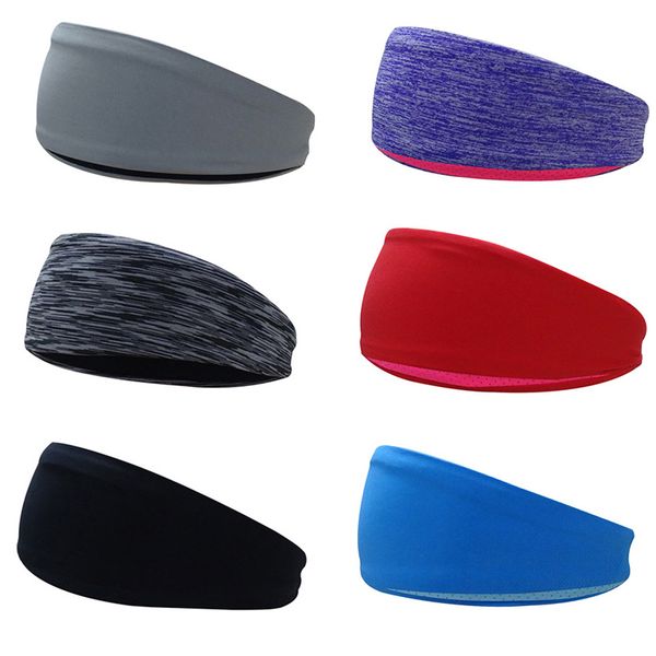

men sports safety sweatband women yoga athletic workout headband hair band running basketball boxing fitness wicking bandana, Yellow;black