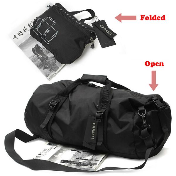 

oxford portable & single shoulder bags travel sports fitness bag nylon cylindrical gym training yoga fitness bag handbag