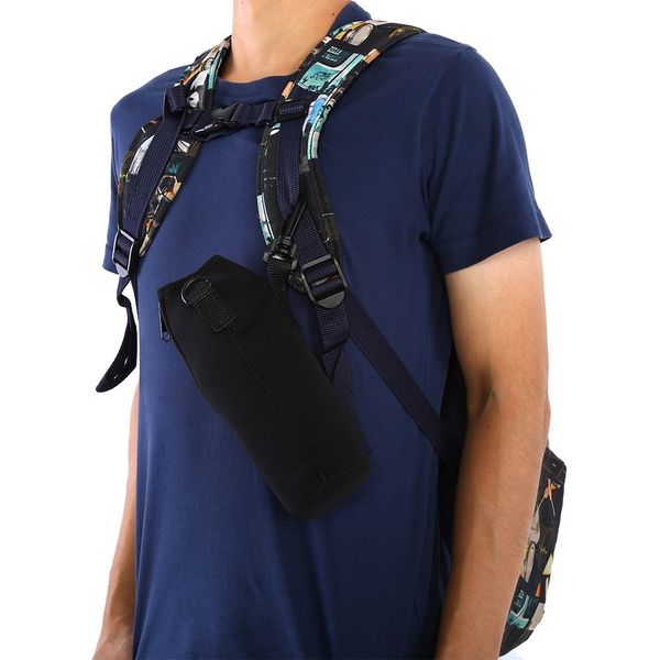 

1l sports water bottle case cycling water bottle thermal holder bag bike water bottle scald-proof case cover sleeve with strap