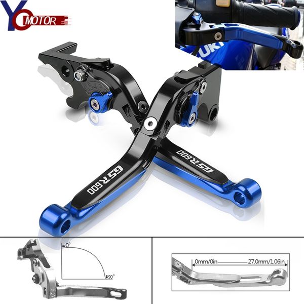 

motorbike cnc adjustable extendable foldable brakes clutch levers for gsr600 gsr 600 2006-2011 2010 2009 2008 2007 gsr600