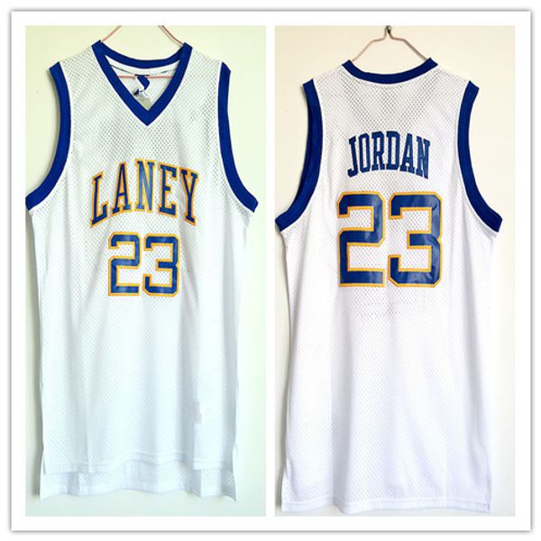 

на заказ майкл #23 лэйни средней школы мужчины женщины молодежи баскетбольные майки размер s-5xl любое имя номер, Black;red