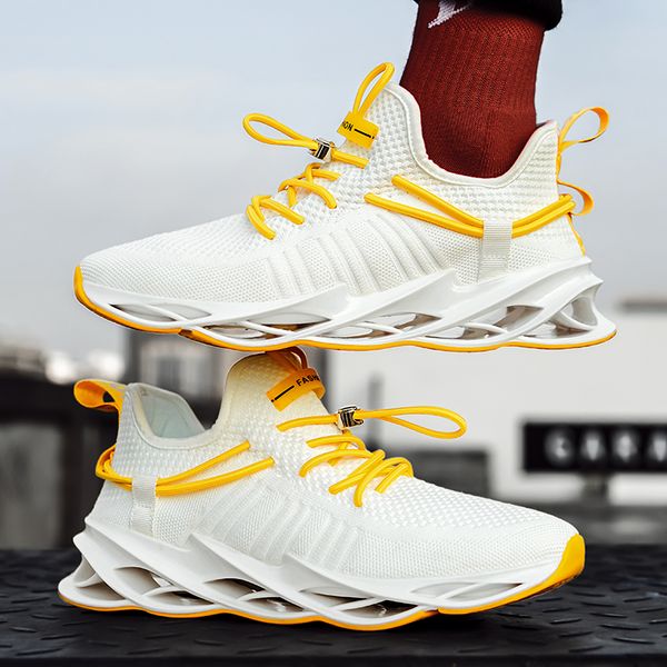 

shoes men sneakers running shoes blade comfortable fitness absorption trainers fashion air mesh sport shoe male new