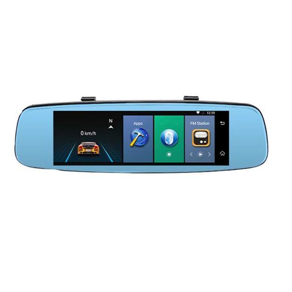 

4g streaming media wifi driving recorder 8 inch smart rearview mirror hd android navigation electronic dog car