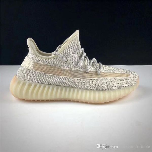 

2019 originals s v2 lundmark non reflective fu9161 white grey 3m 1326yoozy authentic 1b00st kanye west men running shoes wholesale