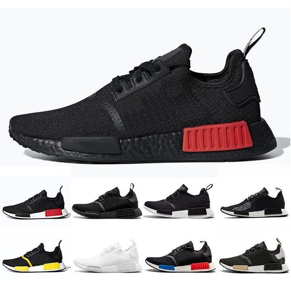 

thunder bred running shoes oreo runner primeknit og atmos japan triple black white men women beige runner sports sneakers 36-45