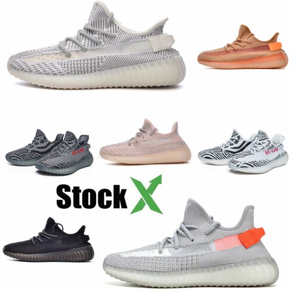 

2020 new static clay sesame true form hyperspace men women running shoes kanye west beluga 2.0 orange bred sports sneakers size 35-45 #dss19