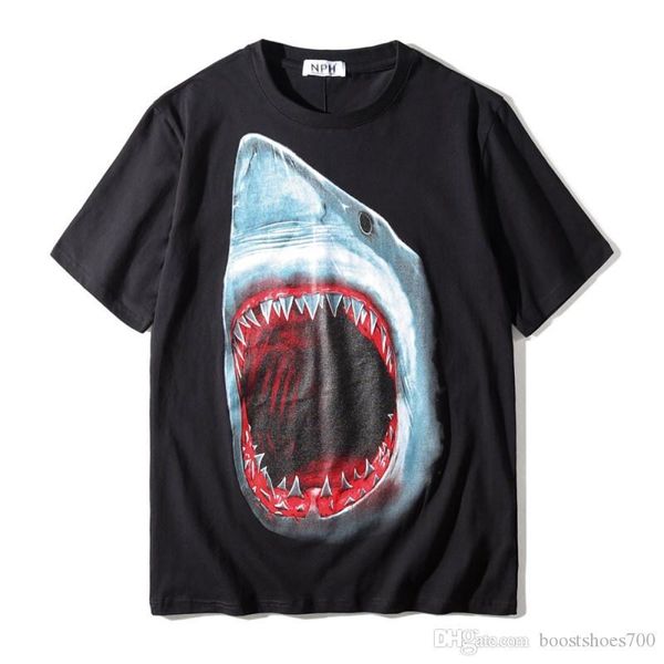 

роскошная мужской конструктора тенниска способ печати животных конструктора тенниска высокого качества мужчины женщина hip hop короткие рука, White;black