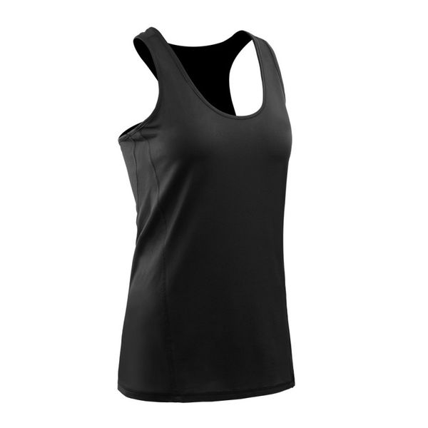 

women running sports sleeveless vests quick-drying breathable chestless pad fitness elastic gymnastics bodybuilding yoga clothes, White;red