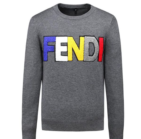 

Stu ay men weater pullover men brand hoodie wgl 13 fendi long leeve weat hirt letter embroidery knitwear winter clothe, White;black