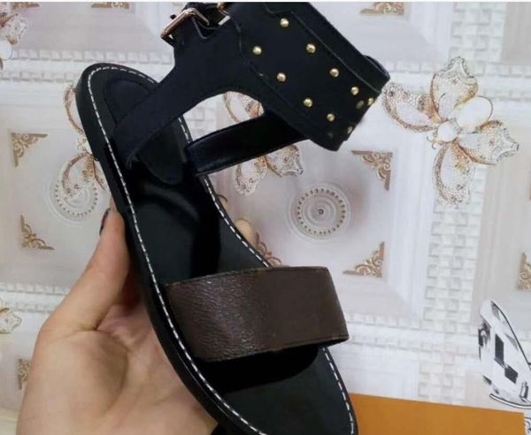 

New european tyle luxury cla ic lipper women andal fa hion hoe vamp olid metal gold belt buckle comfort decoration