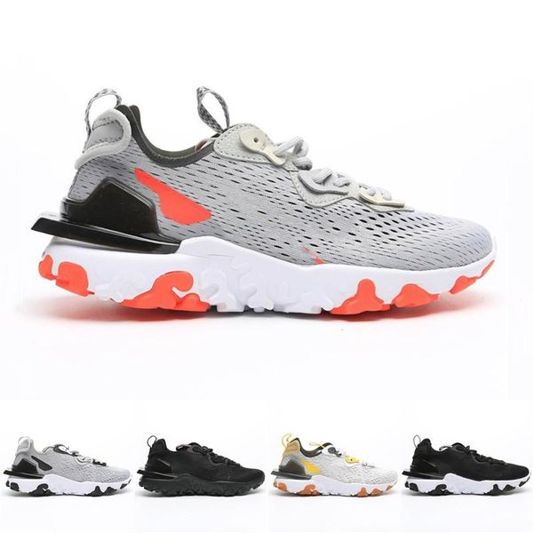 

new react vision men running shoes designer triple breathable black breezy thursday brutal honey prestos men sports shoes sneakers, White;red